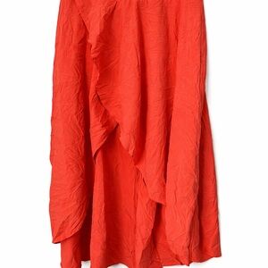 Breezeful™ High Waisted High Low Ruffle 2-in-1 Flowy Quick Dry Casual